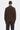 Half-Zip Knit Sweater on model - Brown - back