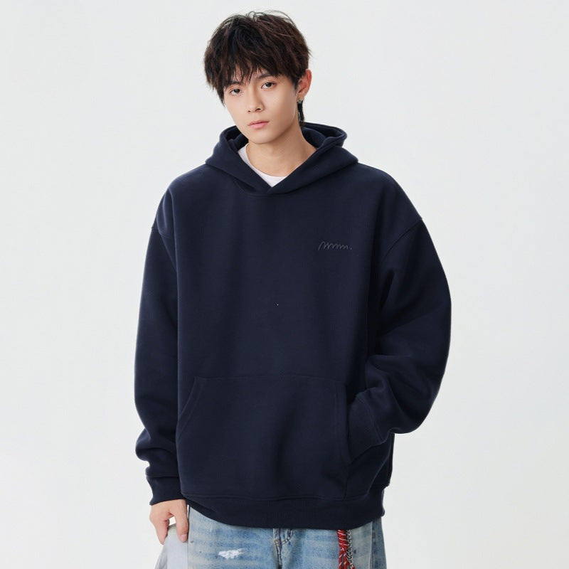 Heavyweight fleece hoodie for men, view 1