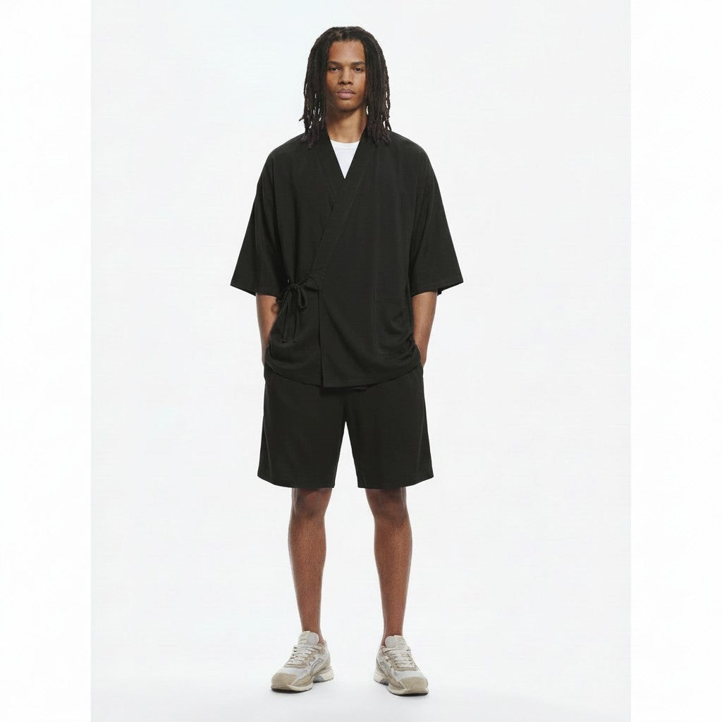 Modal jinbei set in black