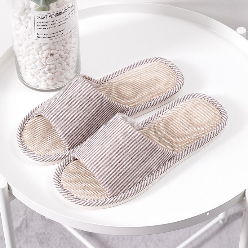 Brown Stripe japanese slippers