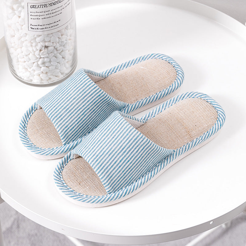 Sky Blue Stripe japanese slippers