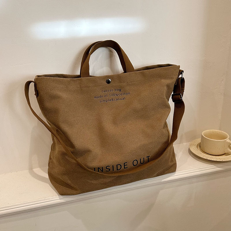 Brown japanese tote bag