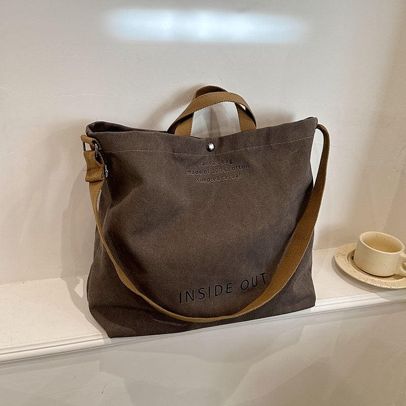 Grey japanese tote bag