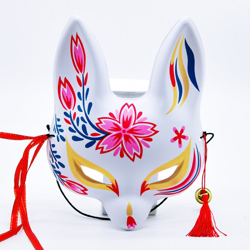 Sakura, Gold Eyes kitsune mask