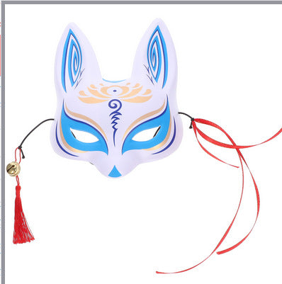 Sky Blue kitsune mask