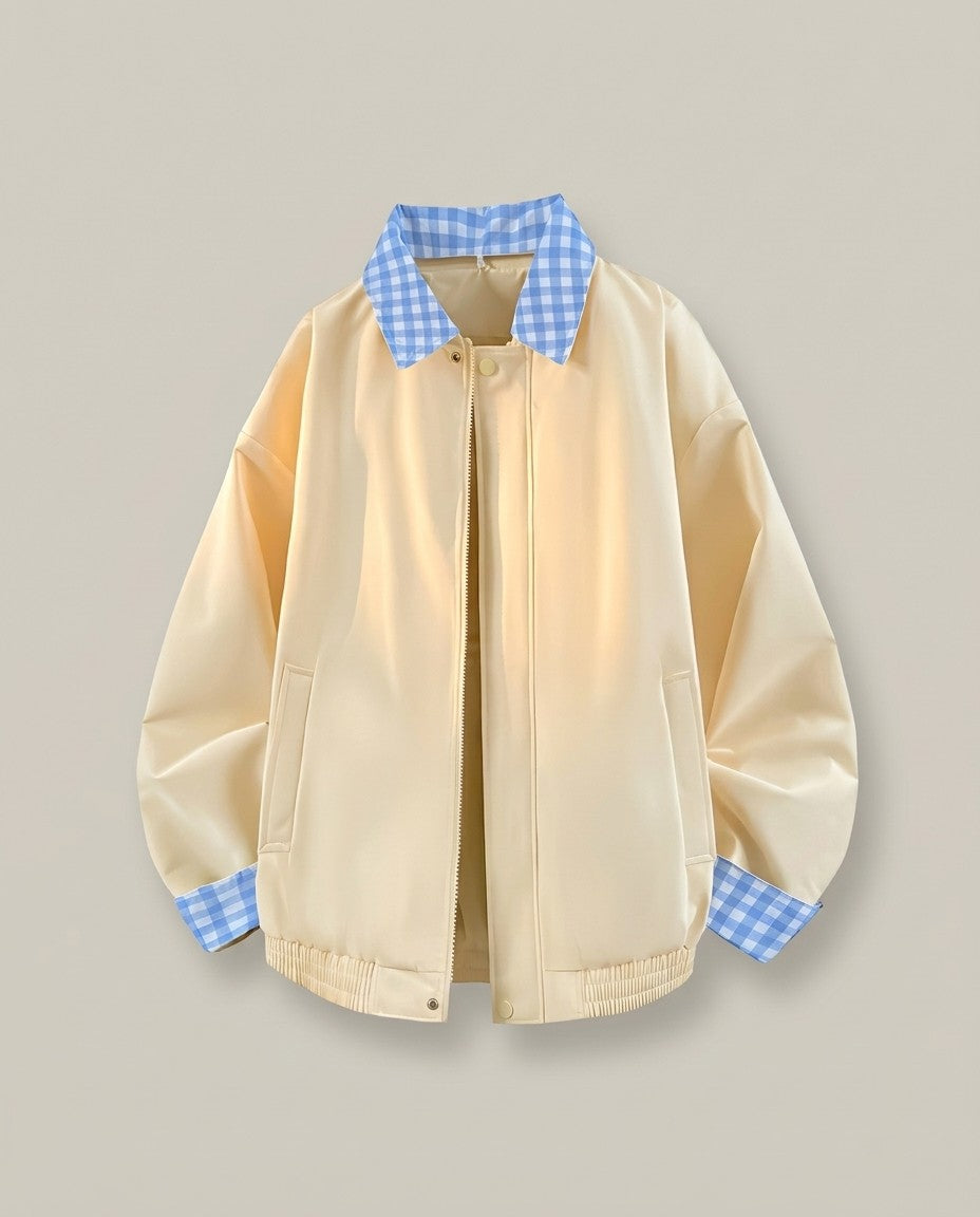 Men's Lightweight Polyester Jacket - Yellow