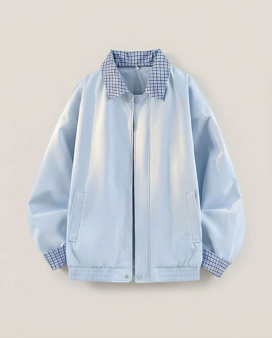 Men's Lightweight Polyester Jacket - Blue