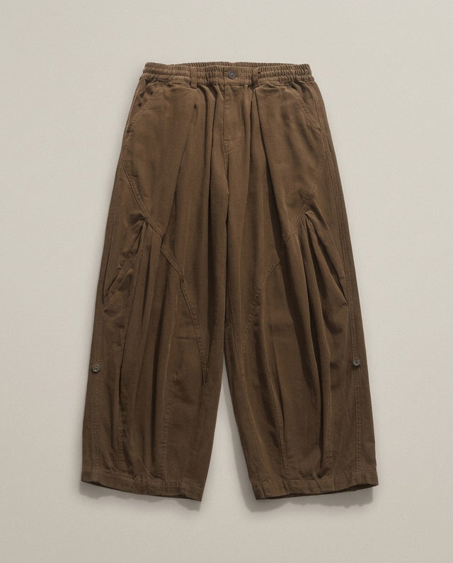 Men's Canvas Carpenter Pants in Brown