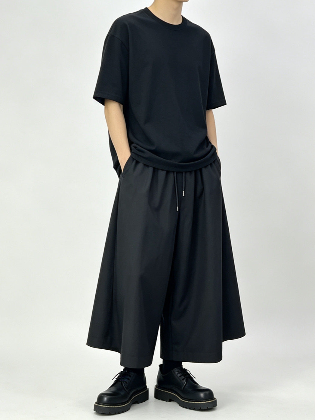 Men's Culottes, black, view 2