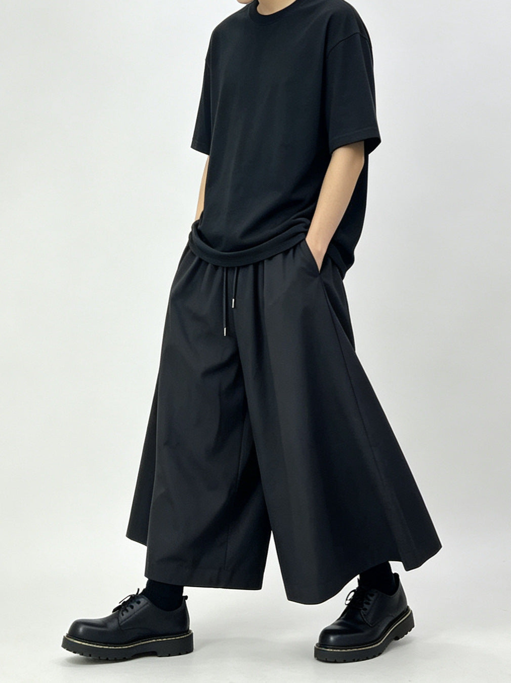 Men's Culottes, black, view 3