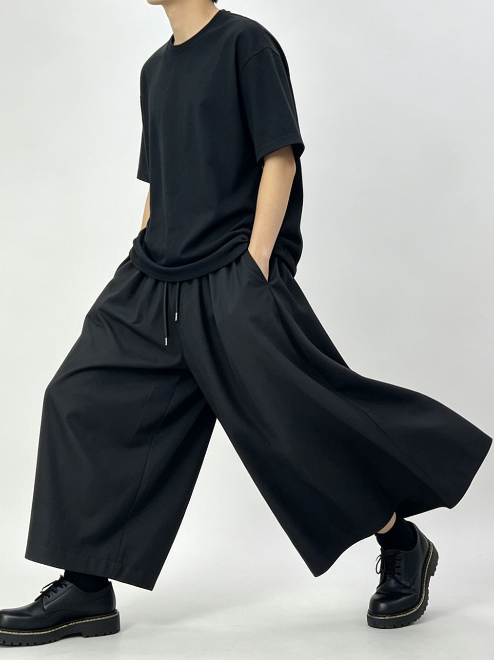 Men's Culottes, black, view 4