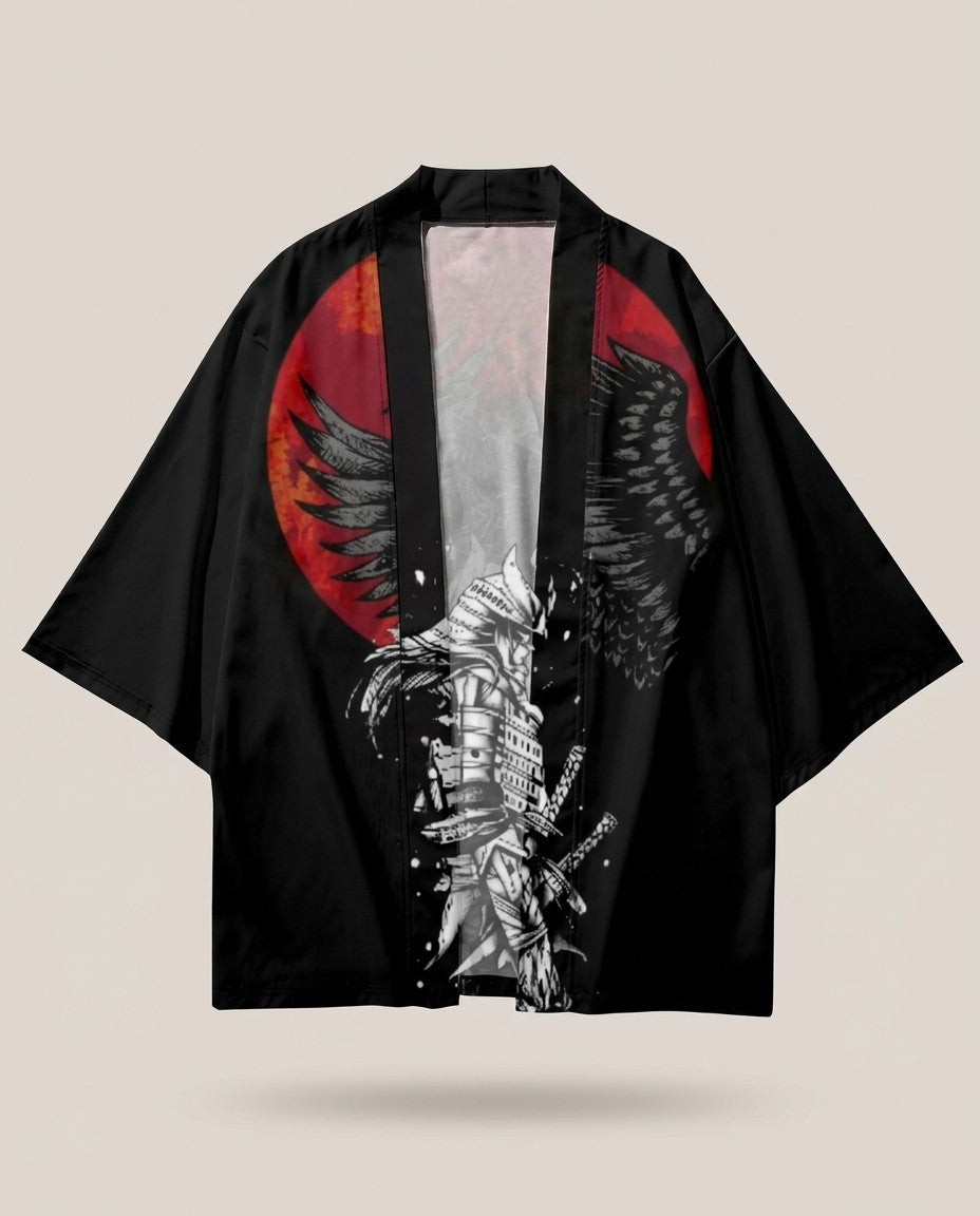 Samurai kimono for men, product front view