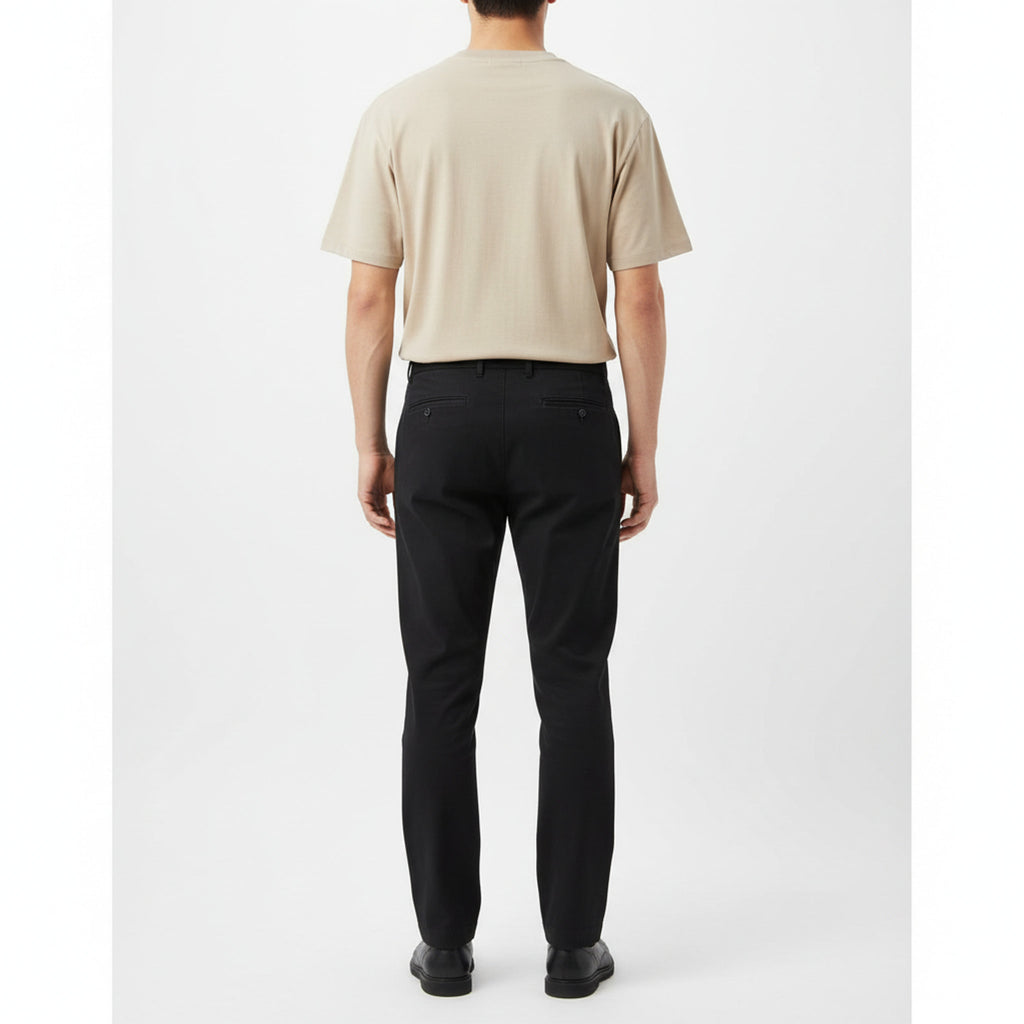 Heavyweight Cotton Shorts on model - back view