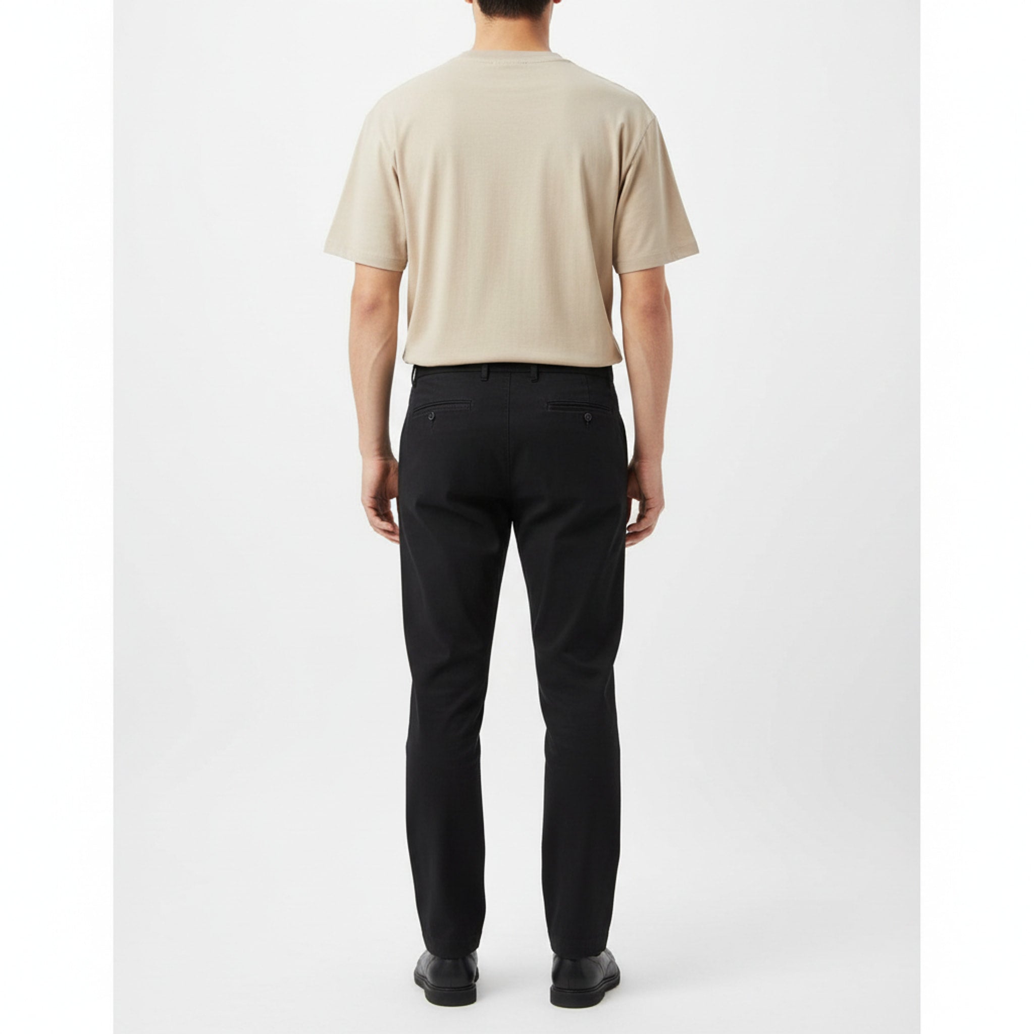 Heavyweight Cotton Shorts on model - back view