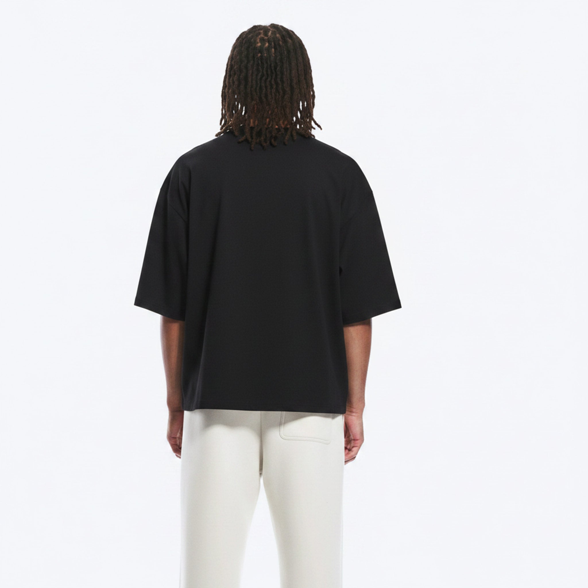 Quick-Dry T-Shirt on model - Black - back