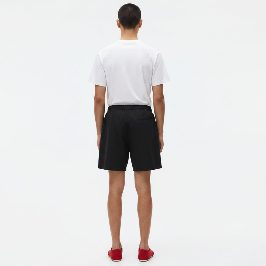 Cooling Moisture-Wicking Stretch Shorts on model - back view