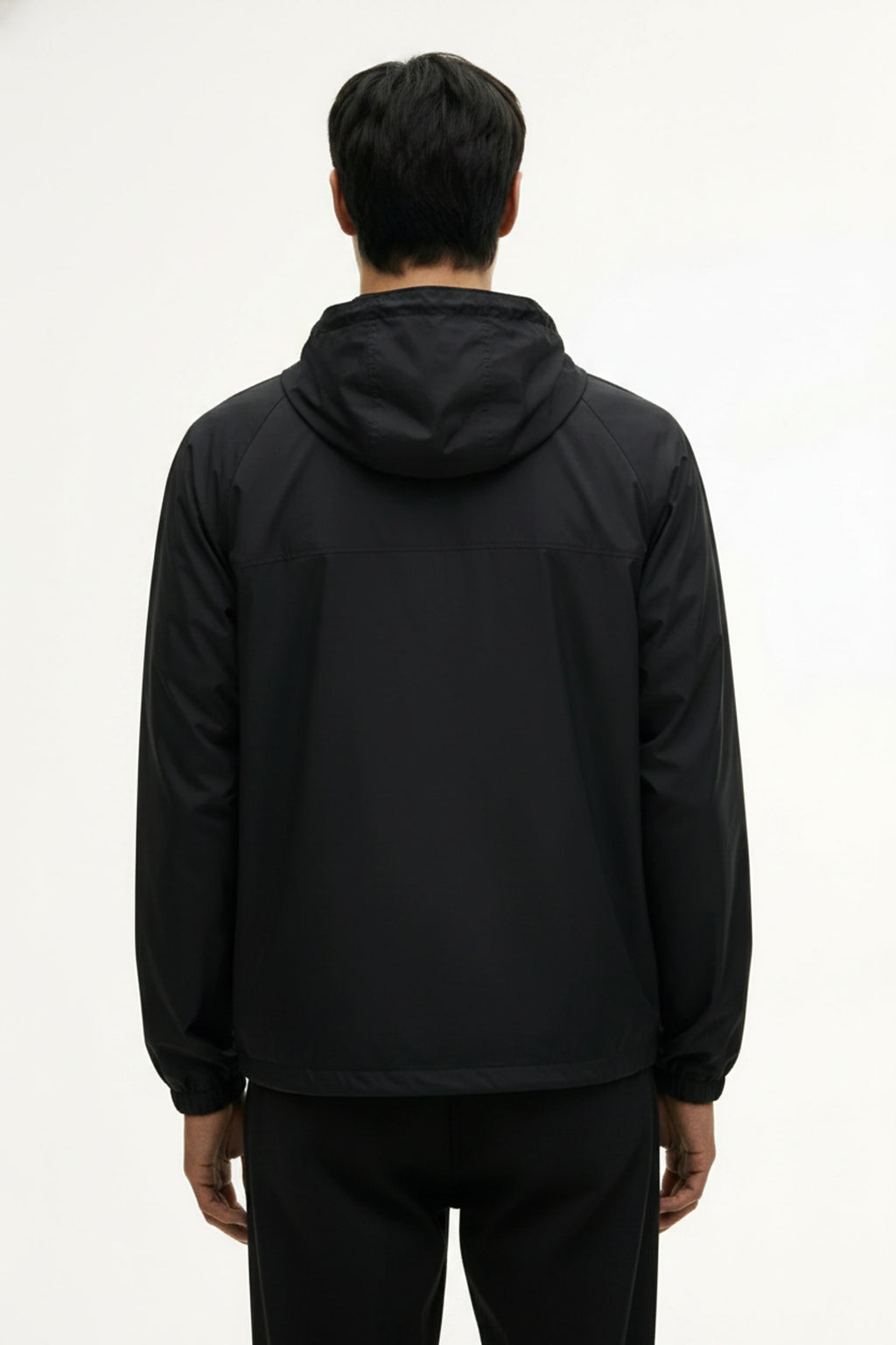 Outdoor Jacket Polyester-Blend on model - Black - back