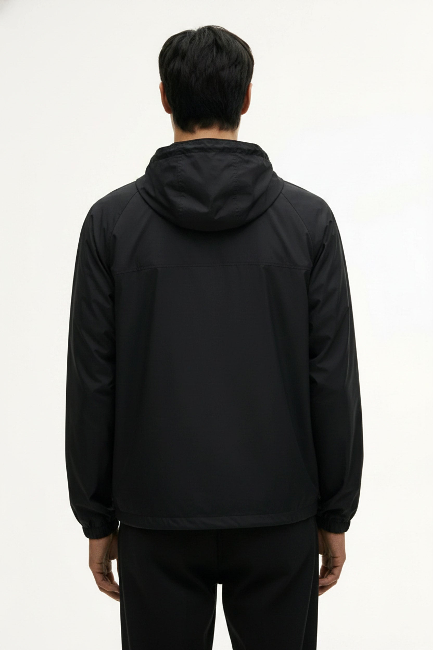 Outdoor Jacket Polyester-Blend on model - Black - back
