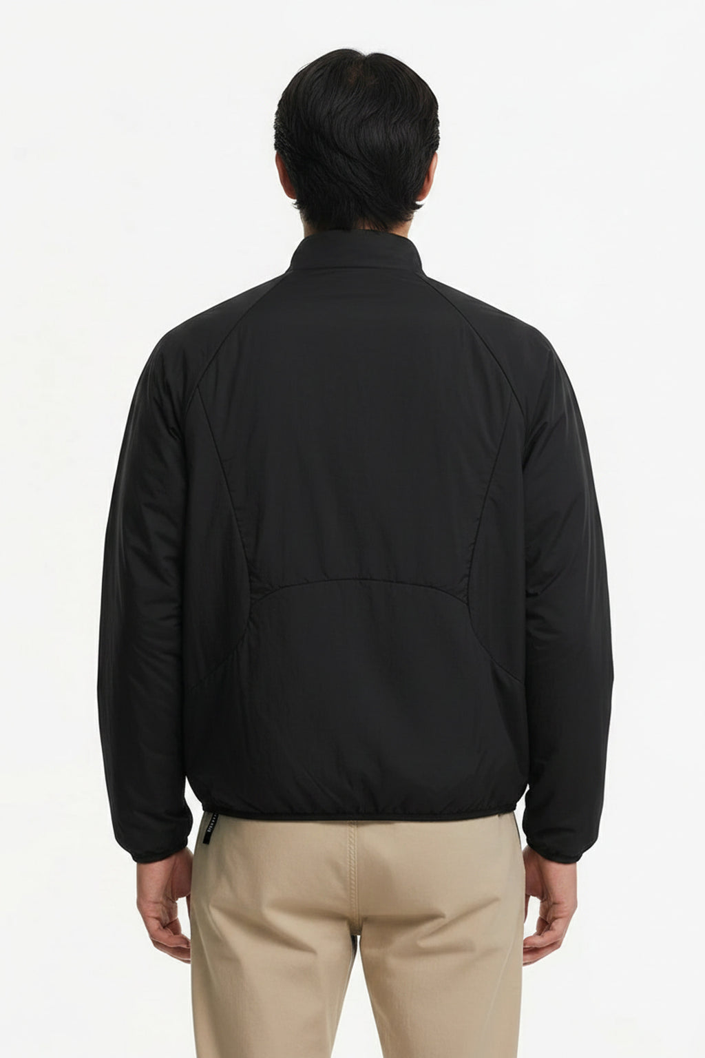 Performance Insulated Coat on model - Black - back