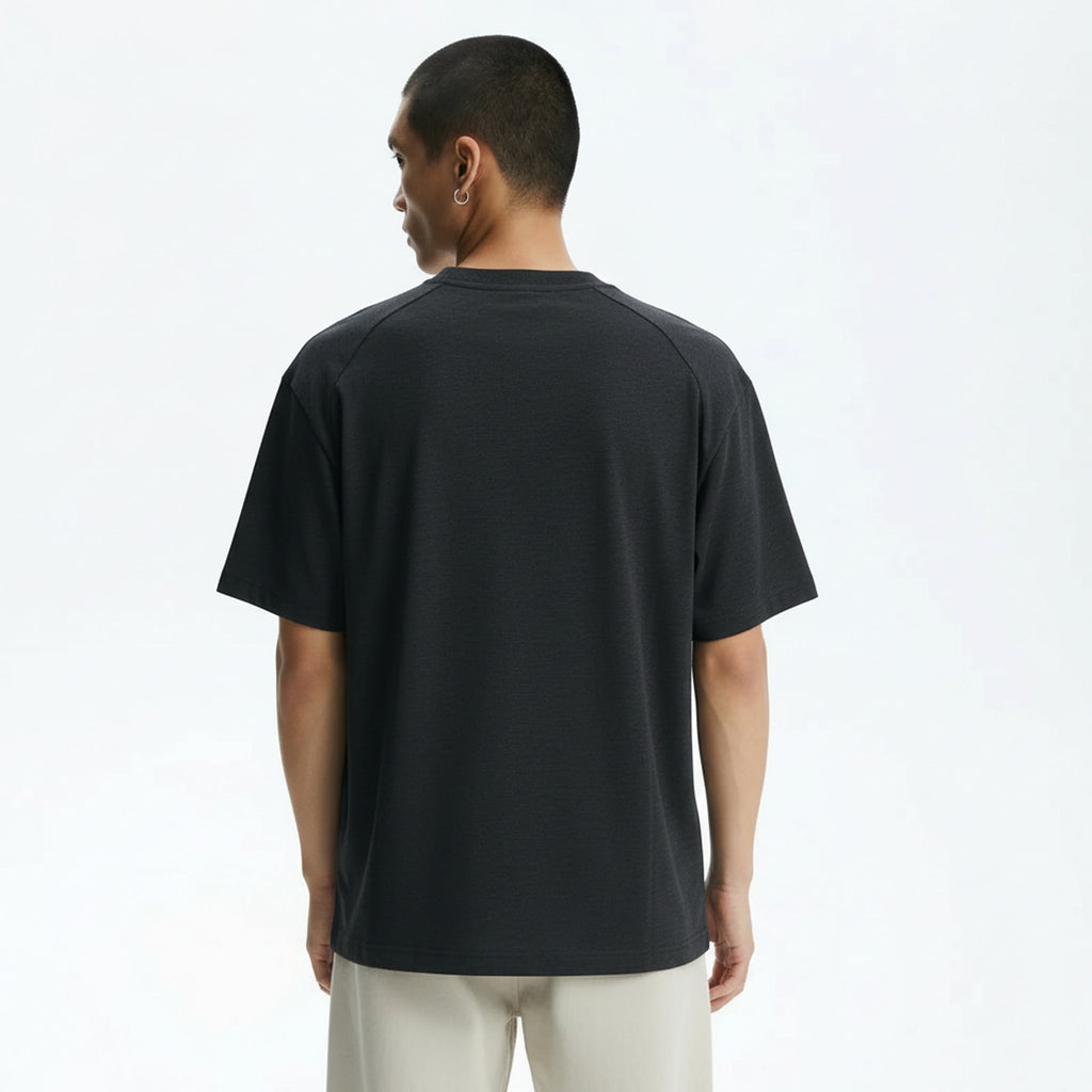 Running T-Shirt on model - back view