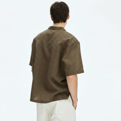 Lightweight Polyester Jacket on model - back view