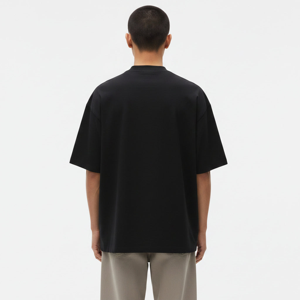 Pima Cotton Moisture-Wicking T-Shirt 145g on model - back view