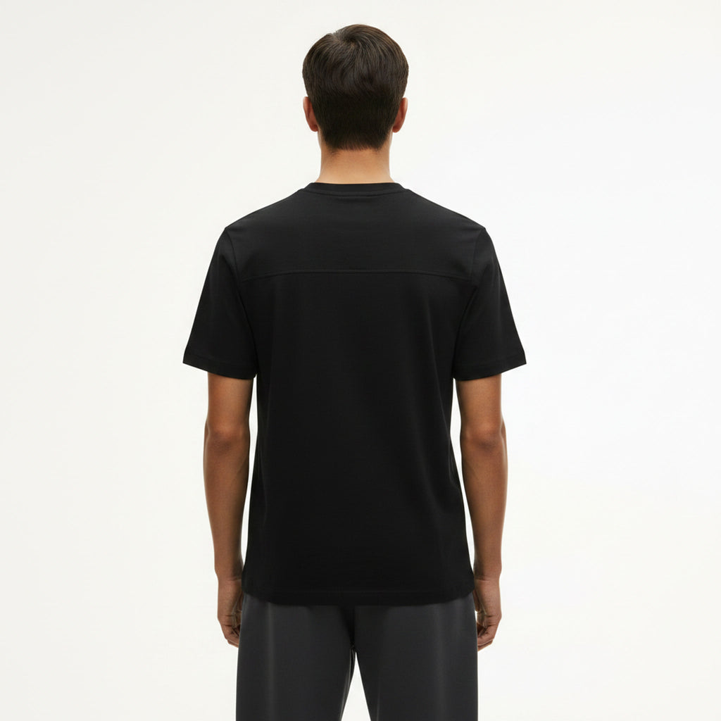 Relaxed Heavyweight 100% Cotton T-Shirt on model - back view