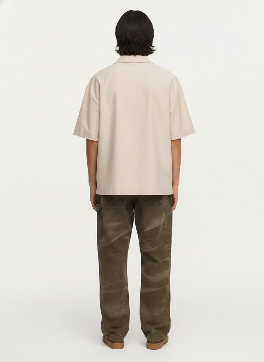 Heavyweight Pants on model - back view