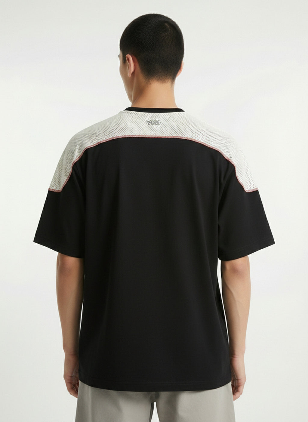 Quick-Dry Cooling Performance T-Shirt on model - Black - back