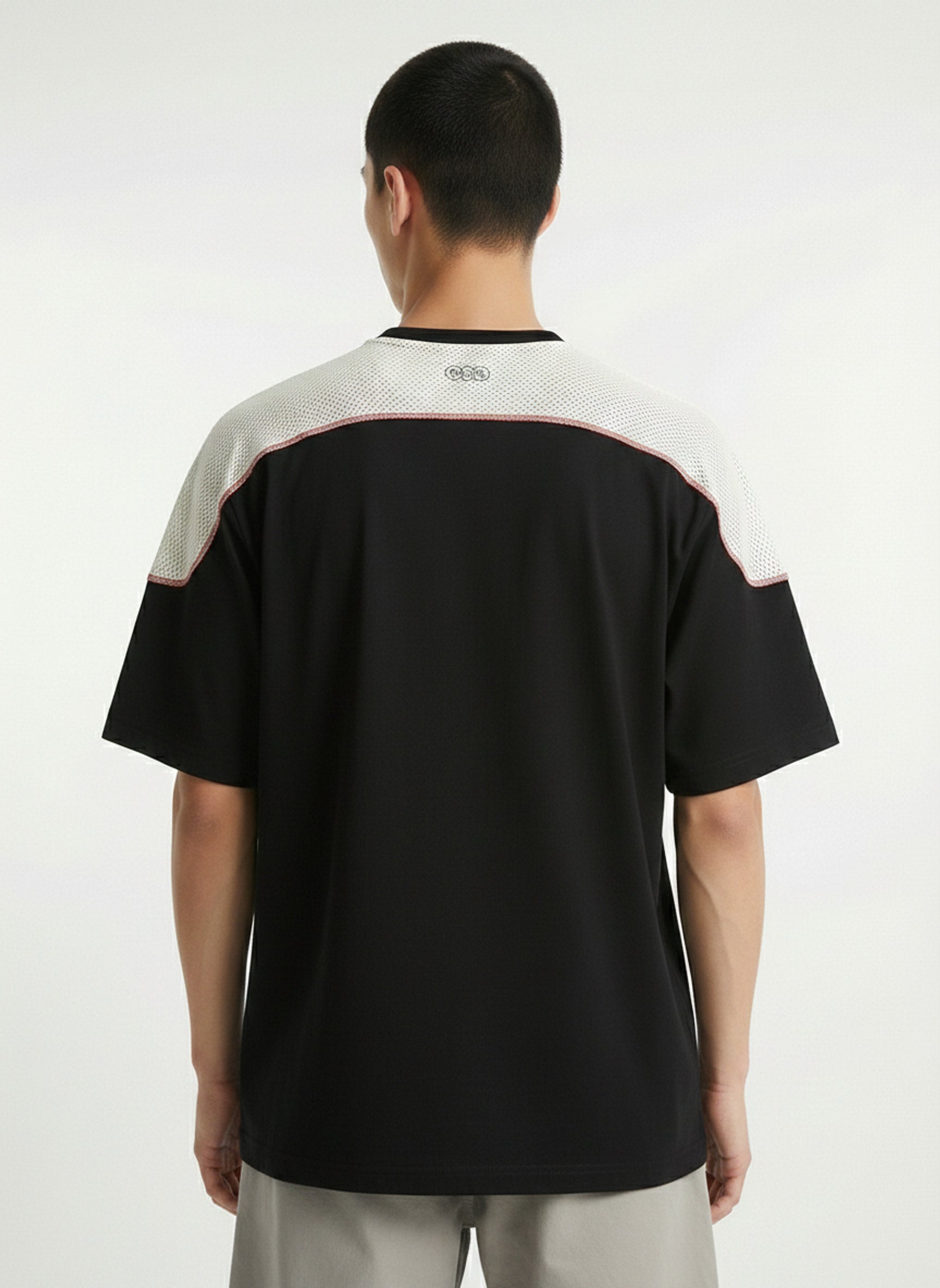 Quick-Dry Cooling Performance T-Shirt on model - Black - back