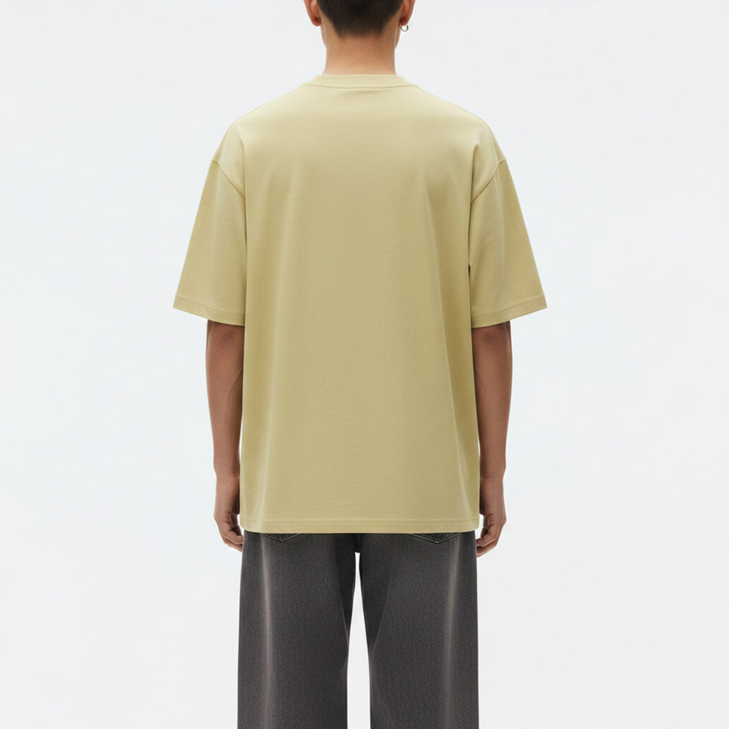 Quick-Dry T-Shirt on model - Yellow - back