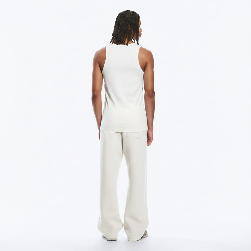 Heavyweight Cotton-Blend T-Shirt on model - back view