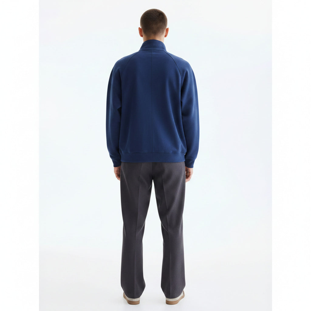 Heavyweight Cotton Hoodie on model - back view