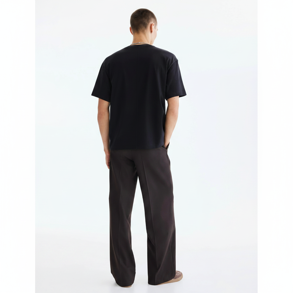 COOLMAX Long-Sleeve Base-Layer T-Shirt on model - back view