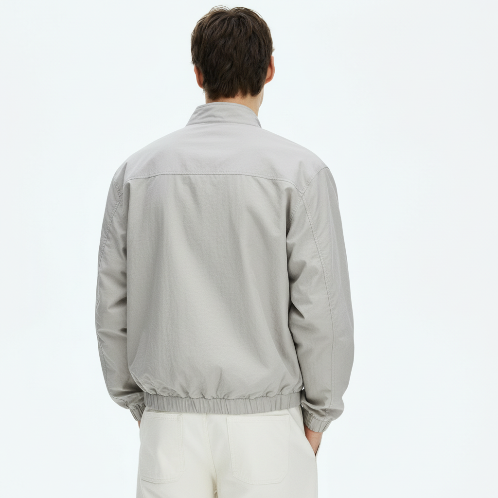 Cotton Jacket on model - Selected - back
