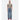 Straight-Leg Cotton Stretch Pants on model - front view