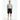Oversized Shorts 100% Cotton on model - Black - front