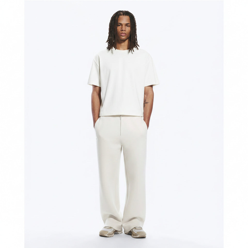 Quick-Dry T-Shirt on model - Off White - front