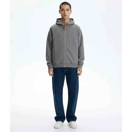 Heavyweight Zip Hoodie on model - front view