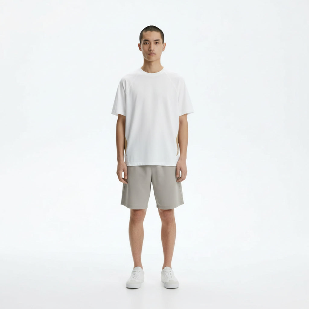 Quick-Dry Performance T-Shirt on model - White - front