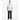Stretch Cotton Fitness T-Shirt on model - White - front