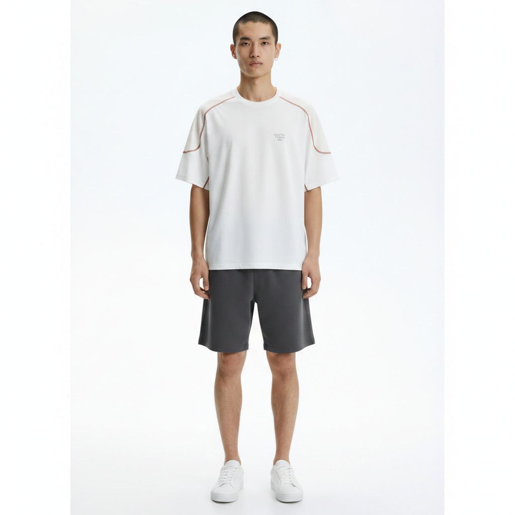 Quick-Dry Cooling Performance T-Shirt on model - White - front