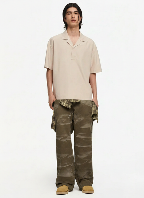Heavyweight Pants on model - front view