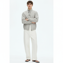 Cotton Jacket on model - Selected - front