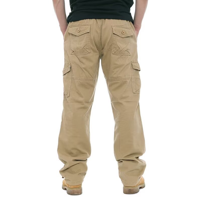 Multi pocket cargo pants for men, view 6