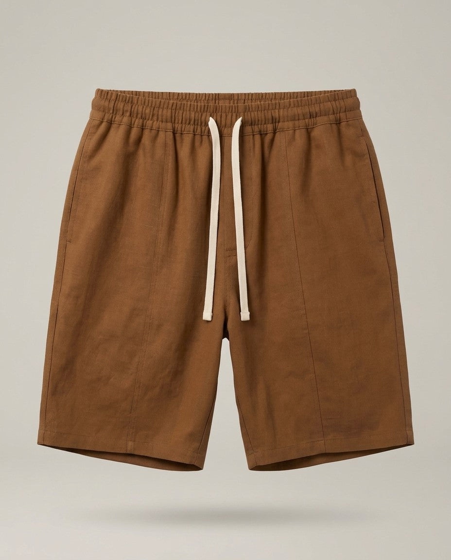 Nokai Linen Cotton Drawstring Shorts