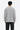 Oversized Long-Sleeve T-Shirt Cotton-Blend on model - Gray - back