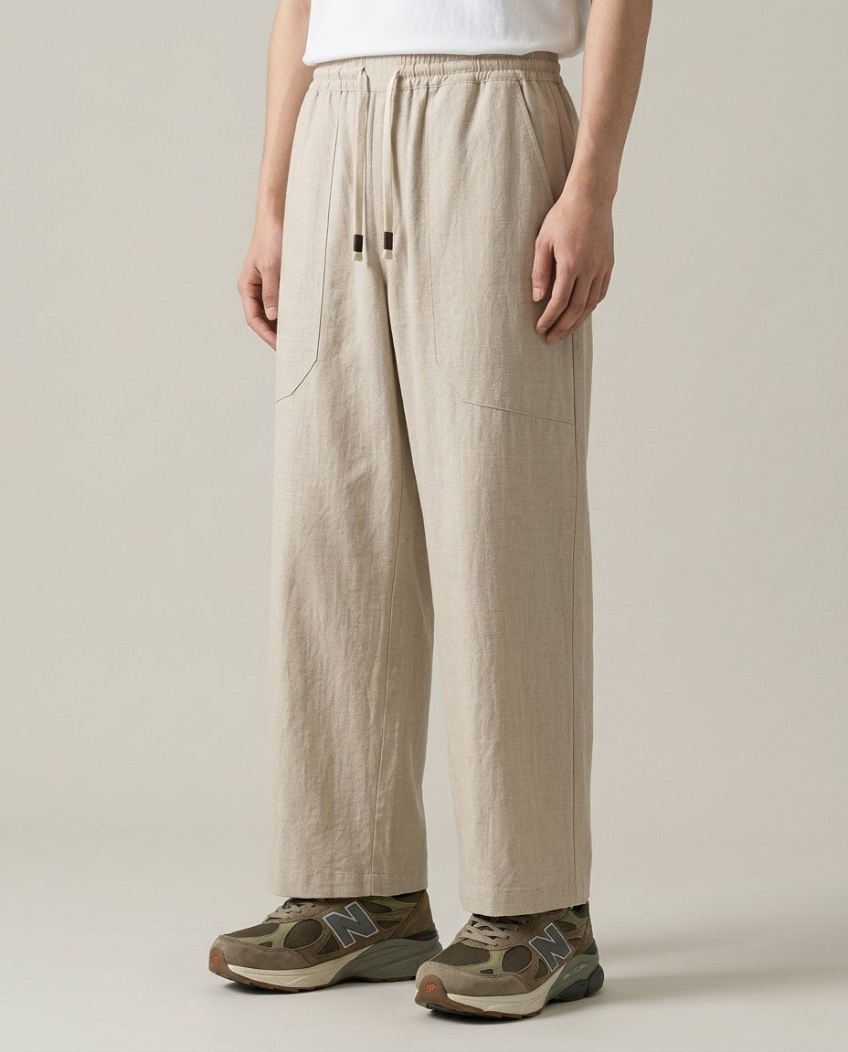 Sekino Pants in apricot, product-only view