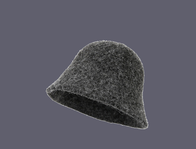 Sherpa Bucket Hat in Dark Gray