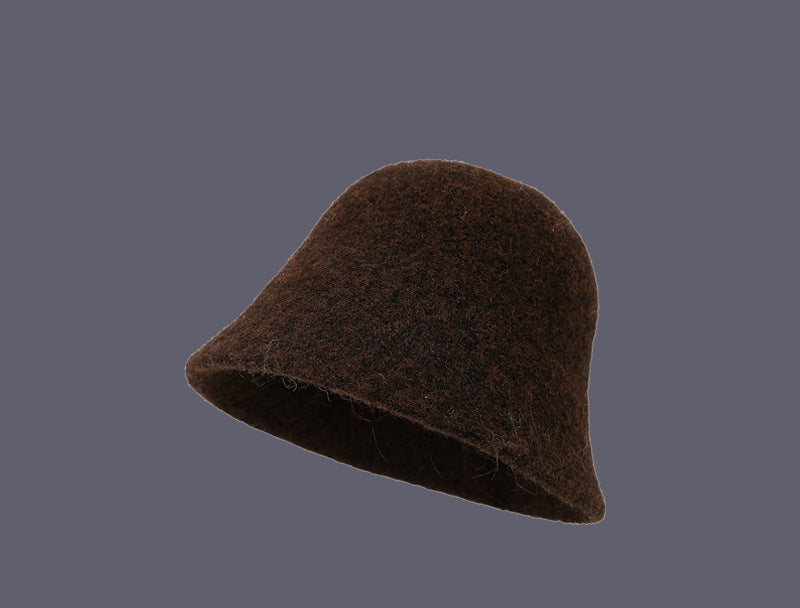 Sherpa Bucket Hat in Brown